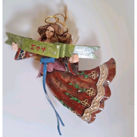 Kurt S. Adler Angel Christmas Ornament Collectible Star Dust  Angel Snowflake - Picture 1 of 3